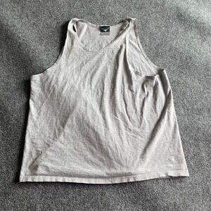 Cheetah Mens XL Tank Top Heather Gray Sleeveless Cotton Blend Activewear Shirt